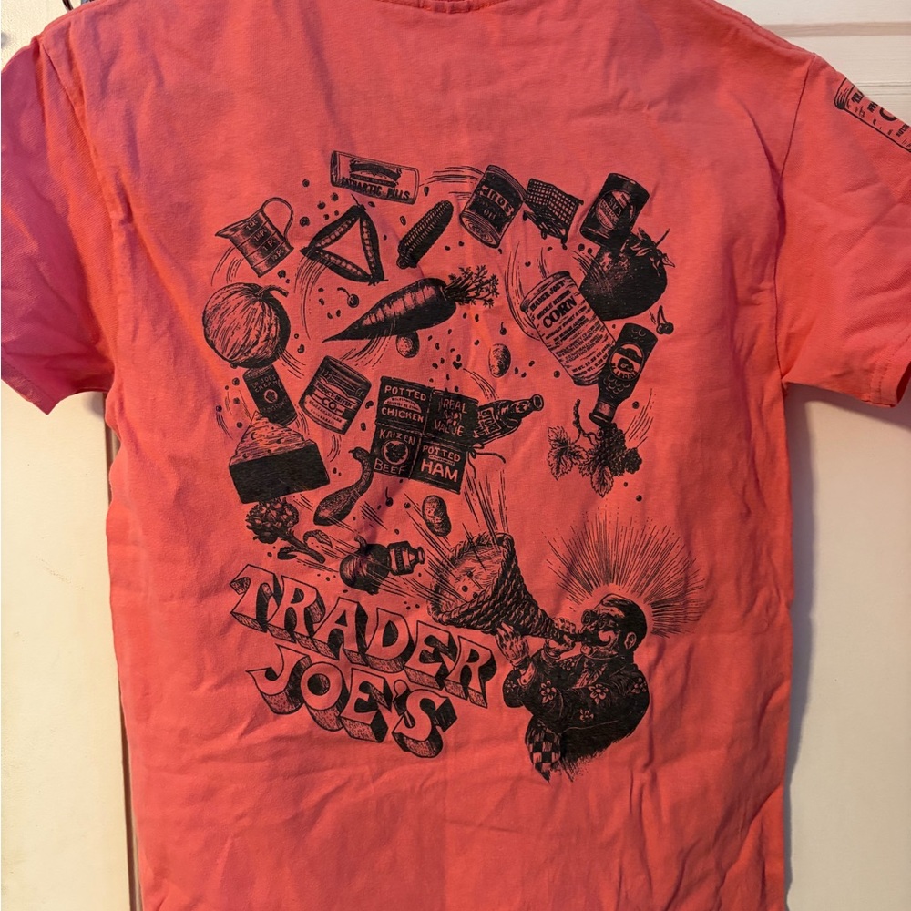 Vintage Trader Joe's Coral Short Sleeve Tee